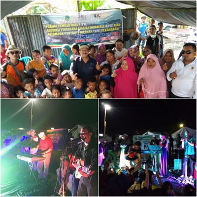 Forum Pemred, APSI dan KPJ Bangkitkan Semangat Pengungsi Lewat Panggung 'Palu Bangkit, Palu Kuat' 